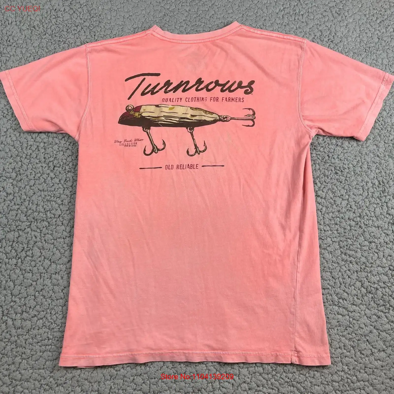 Fishing Equipment In China - เสื้อยืด Turnrows Farm Equipment รุ่น Pocket