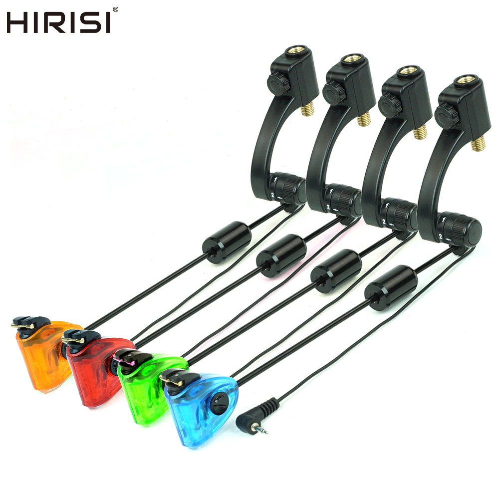 Bite Alarm Fishing - ตัวแจ้งเตือนการกัดปลาแบบสวิงเกอร์ Hirisi B2045 ไฟ LED 4