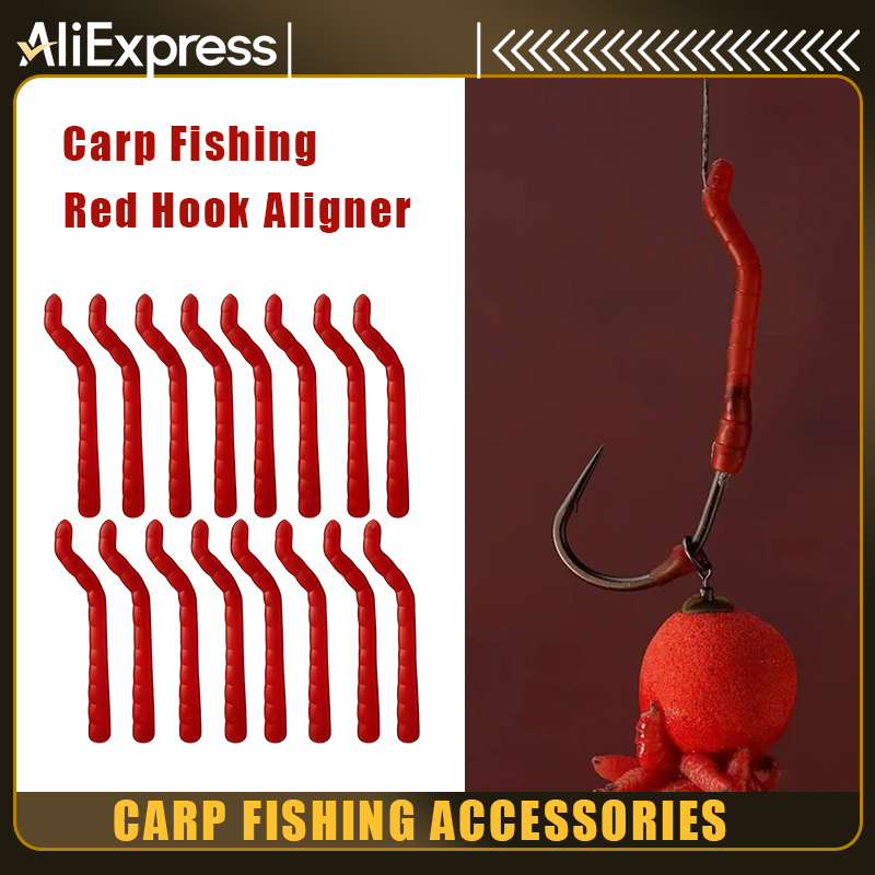 Fishing Equipment Lures - ตัวติดเบ็ดตกปลาคาร์พ YOTO พร้อมเหยื่อปลอมแบบหนอนเลือด - อุปกรณ์เสริมสำหรับตกปลาในน้ำจืด