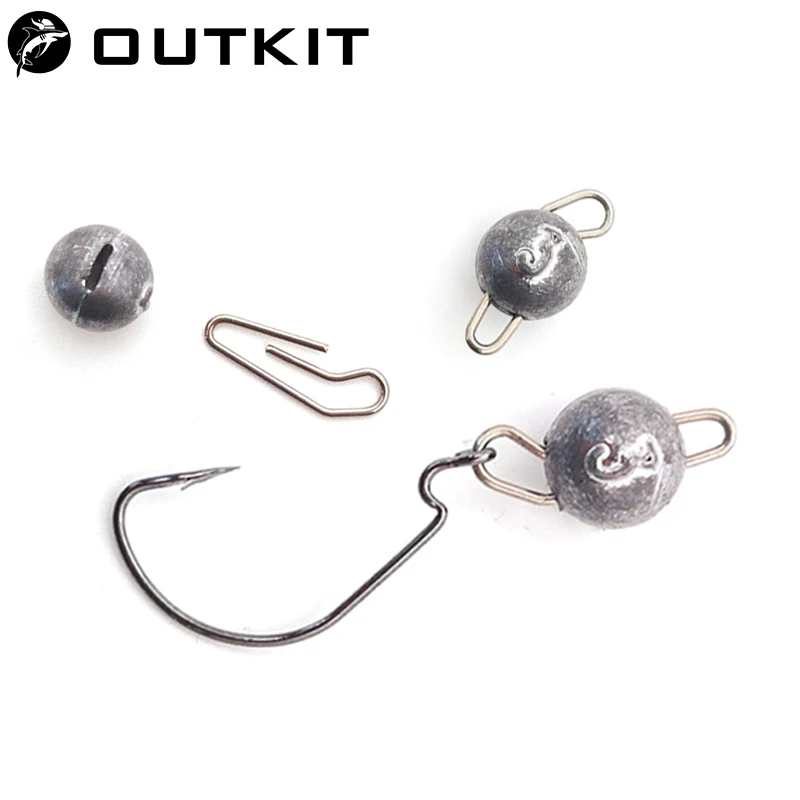 Fishing Equipment Lures - OUTKIT 10 ชิ้น/ล็อตหัวตะกั่ว Sinker Soft Lure