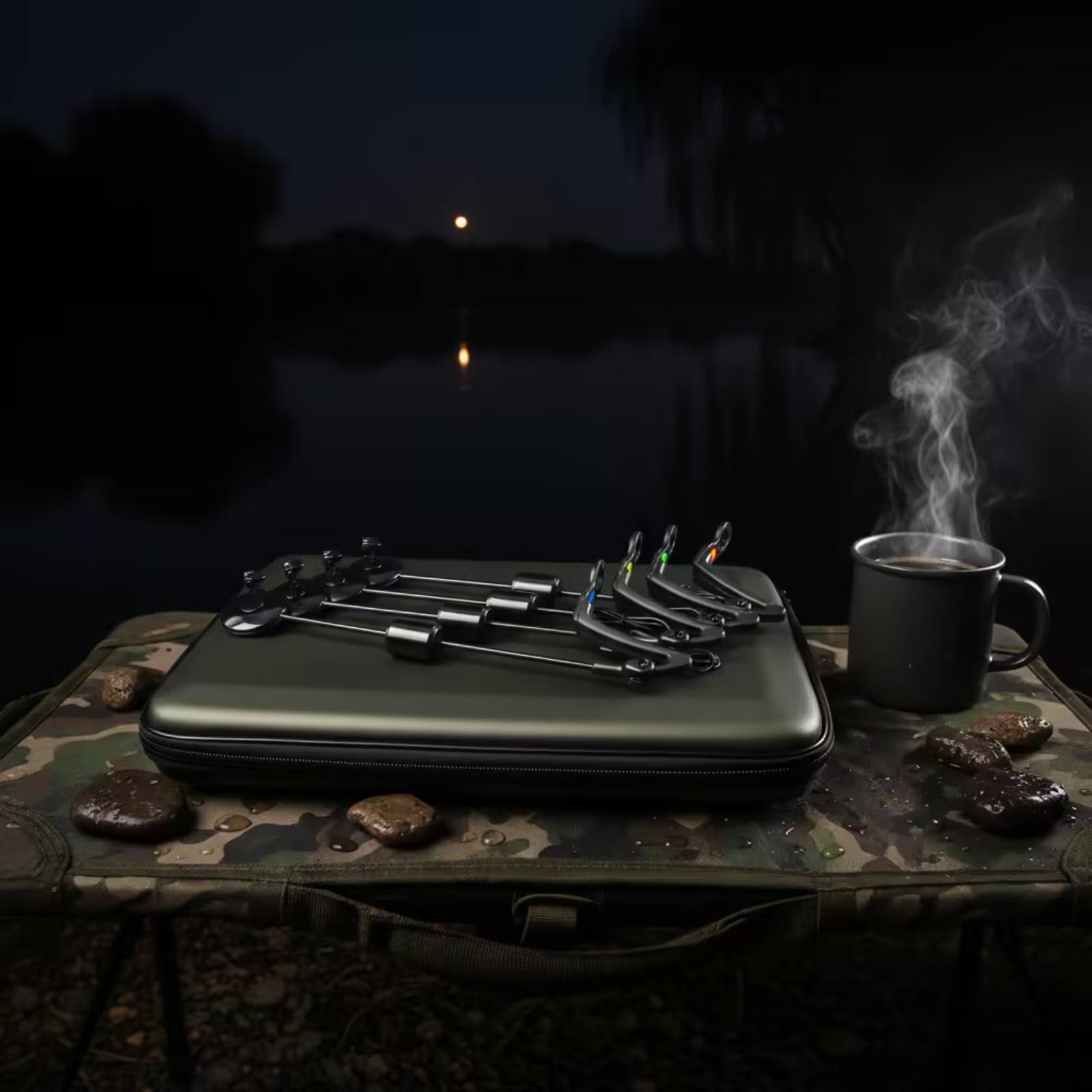 ชุดสัญญาณเตือนการกัดปลาแบบฮาร์ - Bite Alarm Fishing บทวิจารณ์และราคา
