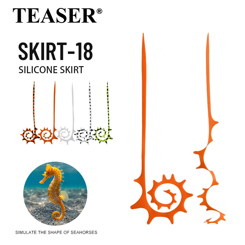 ชุดกระโปรงยางซิลิโคน TEASER 5  - Fishing Equipment Lures บทวิจารณ์และราคา