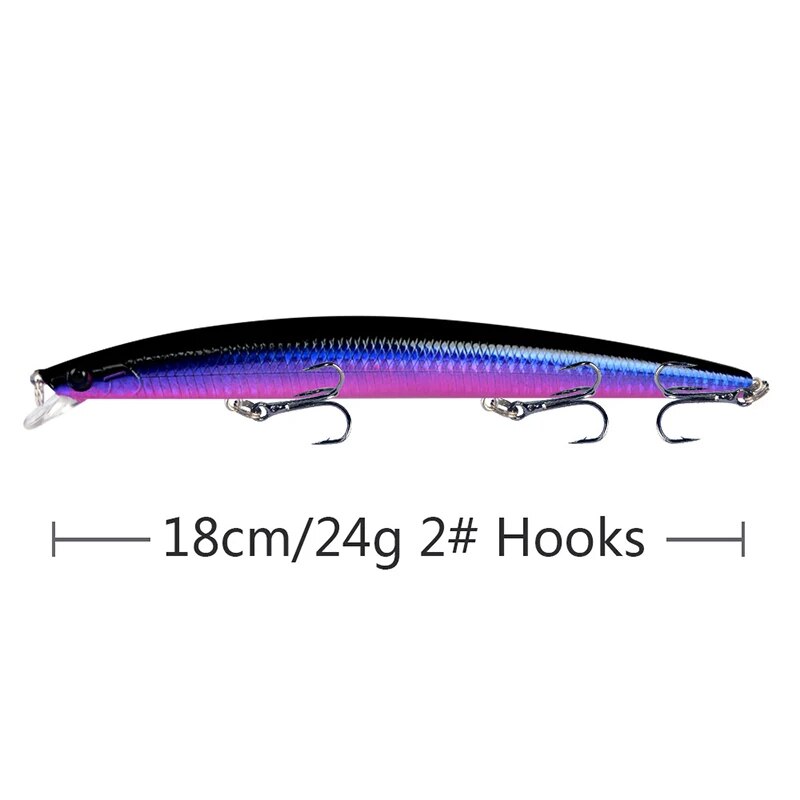 Minnow Fishing Lure เลเซอร์ Ha - Fishing Equipment Lures บทวิจารณ์และราคา