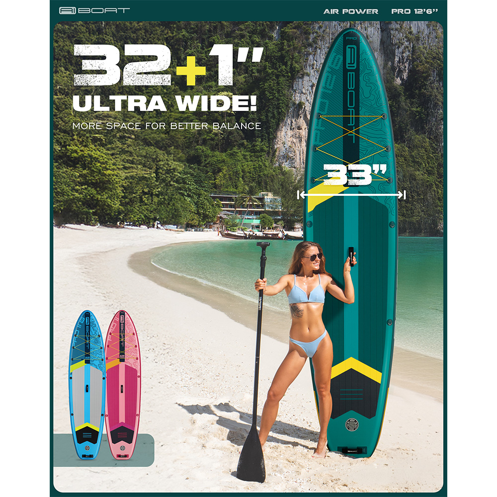 AIBOAT Green Pro SUP บอร์ดพายล - Fishing Equipment For Beginners บทวิจารณ์และราคา
