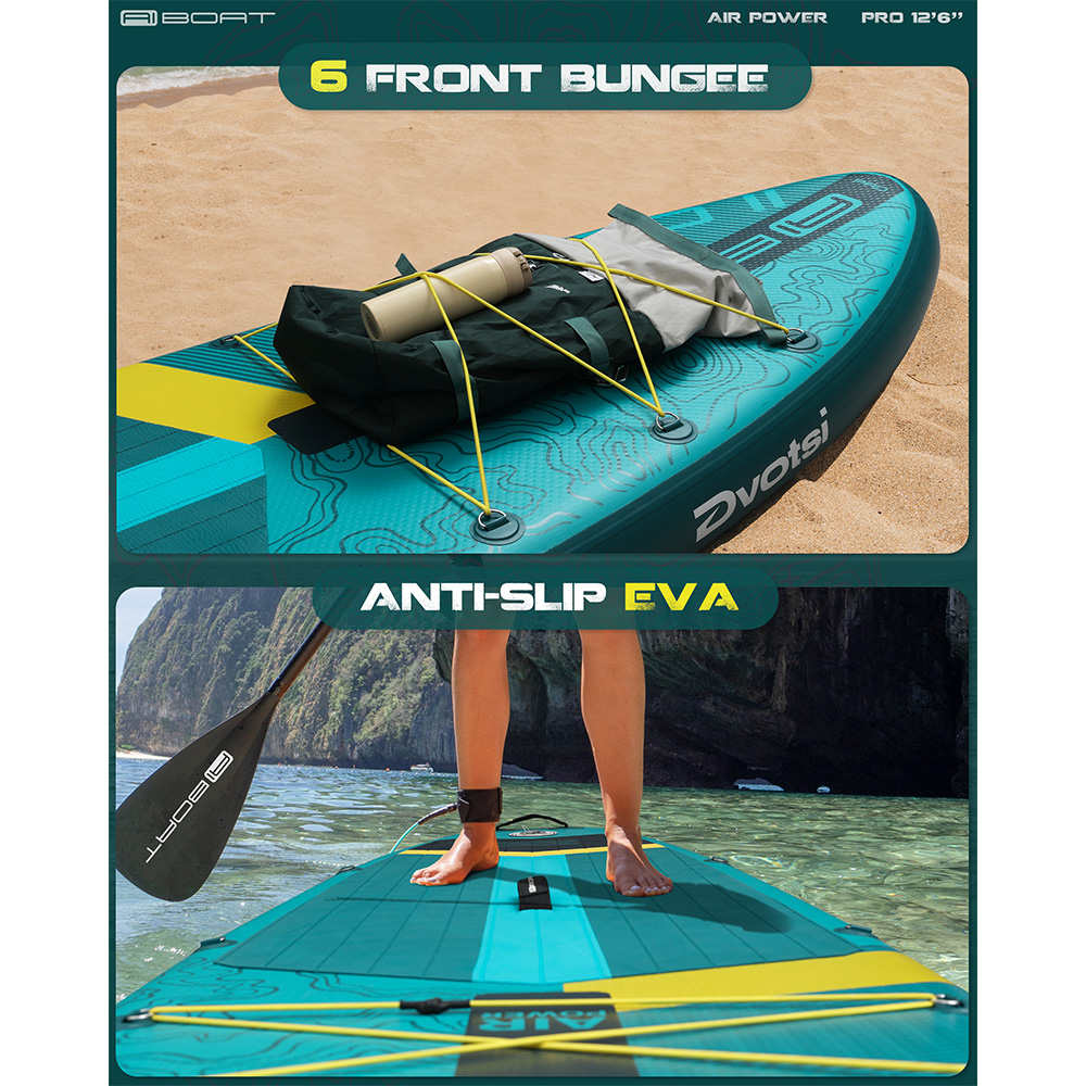 AIBOAT Green Pro SUP บอร์ดพายล - Fishing Equipment For Beginners บทวิจารณ์และราคา