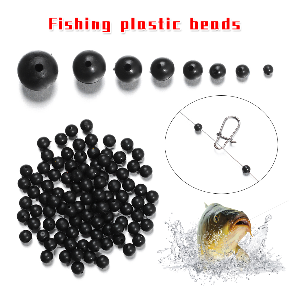 100 ชิ้น/ล็อตลูกปัดตกปลา Space - Fishing Equipment Lures บทวิจารณ์และราคา