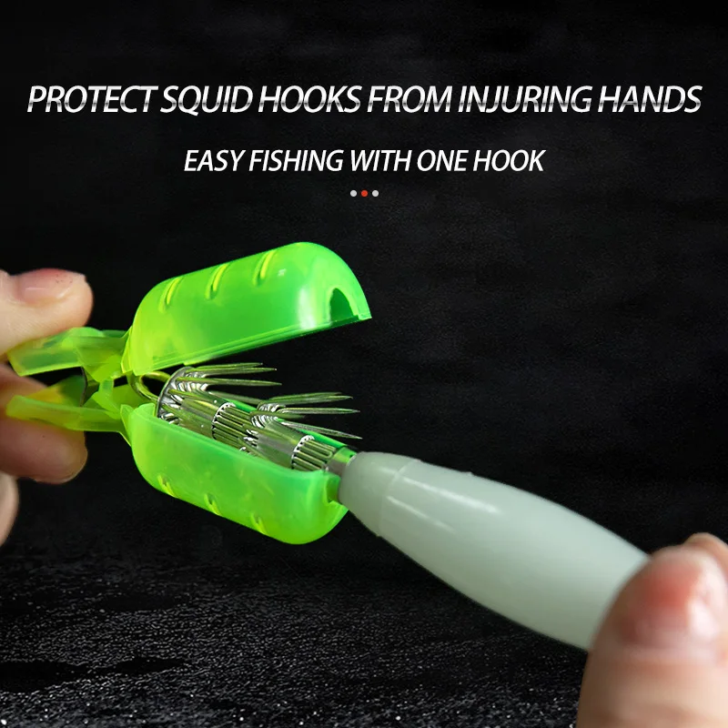 10 ชิ้น/ล็อตปลาหมึก Jig Hook ไ - Fishing Equipment And Accessories บทวิจารณ์และราคา