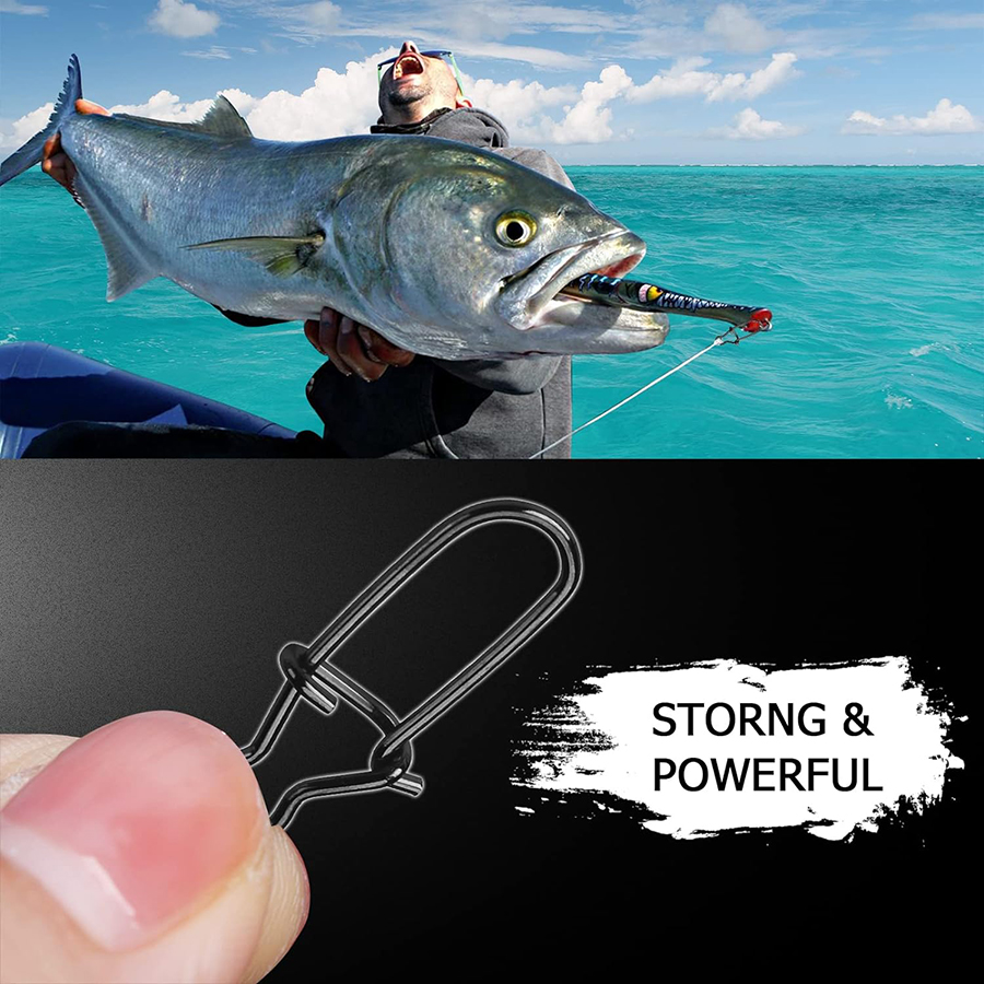 50 ชิ้น Crankbait Snaps สแตนเล - Fishing Equipment And Accessories บทวิจารณ์และราคา