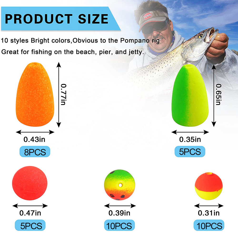 138Pcs Pompano Rigs ลอยลูกปัดช - Snell Fishing Rig บทวิจารณ์และราคา