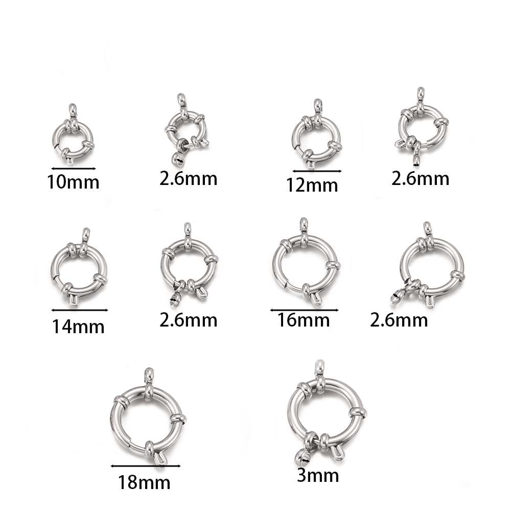 ตะขอเกี่ยวสปริงทรงกลมสแตนเลส 2 - Circle Hook Set บทวิจารณ์และราคา