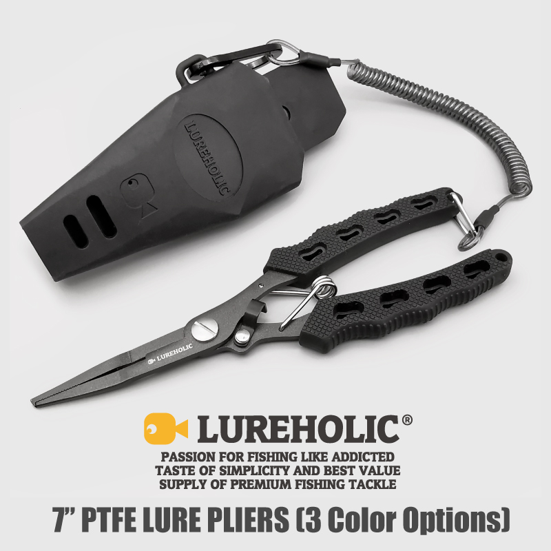 Lureholic 7 ”คีมตกปลาเคลือบ PT - Fishing Equipment Lures บทวิจารณ์และราคา